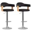 VidaXL Set of 2 Bar Stools, Pub Chair, Bistro Seat, Furniture for Dining Room Kitchen Living Room Home Interior, 327336