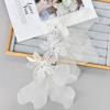 Solid Color Organza Three-Dimensional Bead Cloth Sticker Wedding Dress Women'S Clothing Handmade Embroidery Lace Accessories