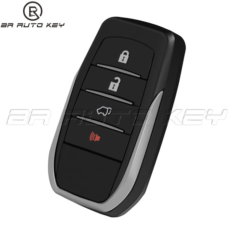 4Buttons Smart Remote Car Key fob for Toyota Fortuner SW4 2015-2019 P/N:61A965-0182 BM1ET BM1EW 312/314MHZ 434MHZ 8A Chip