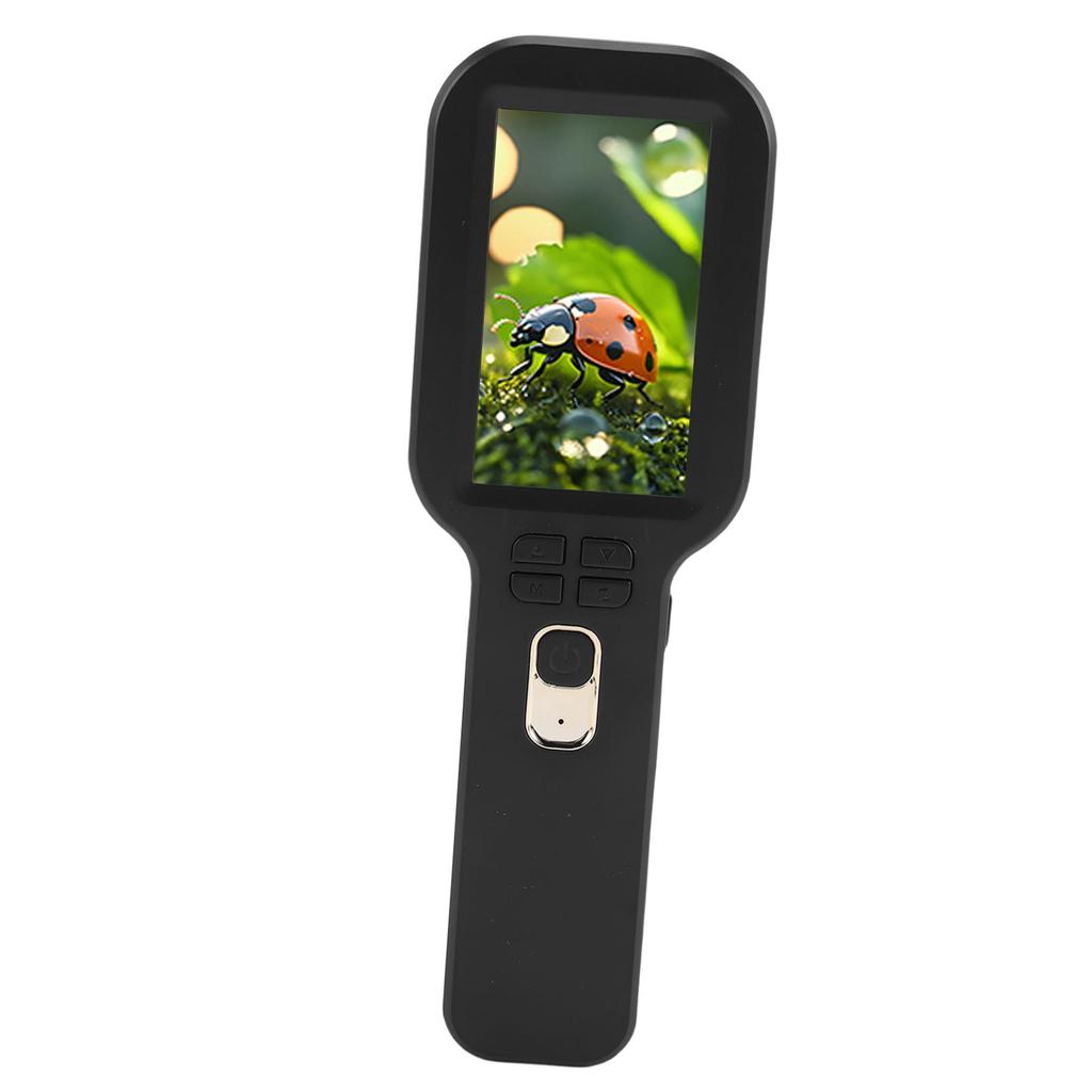 Handheld Magnifier Double Color Light 3 Working Modes 5X 500X Magnification Pocket Digital Microscope