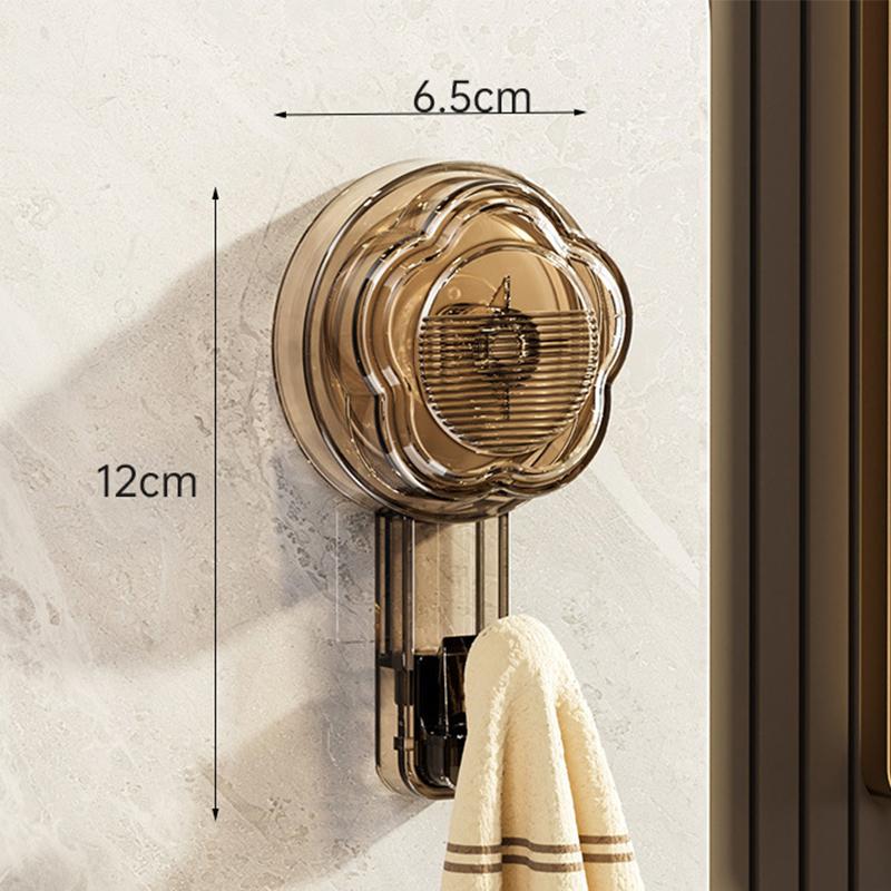 Модные крючки-присоски в форме цветка, вакуумные, многоразовые, для душа, сверхпрочные, крючок для одежды, не оставляющий следов