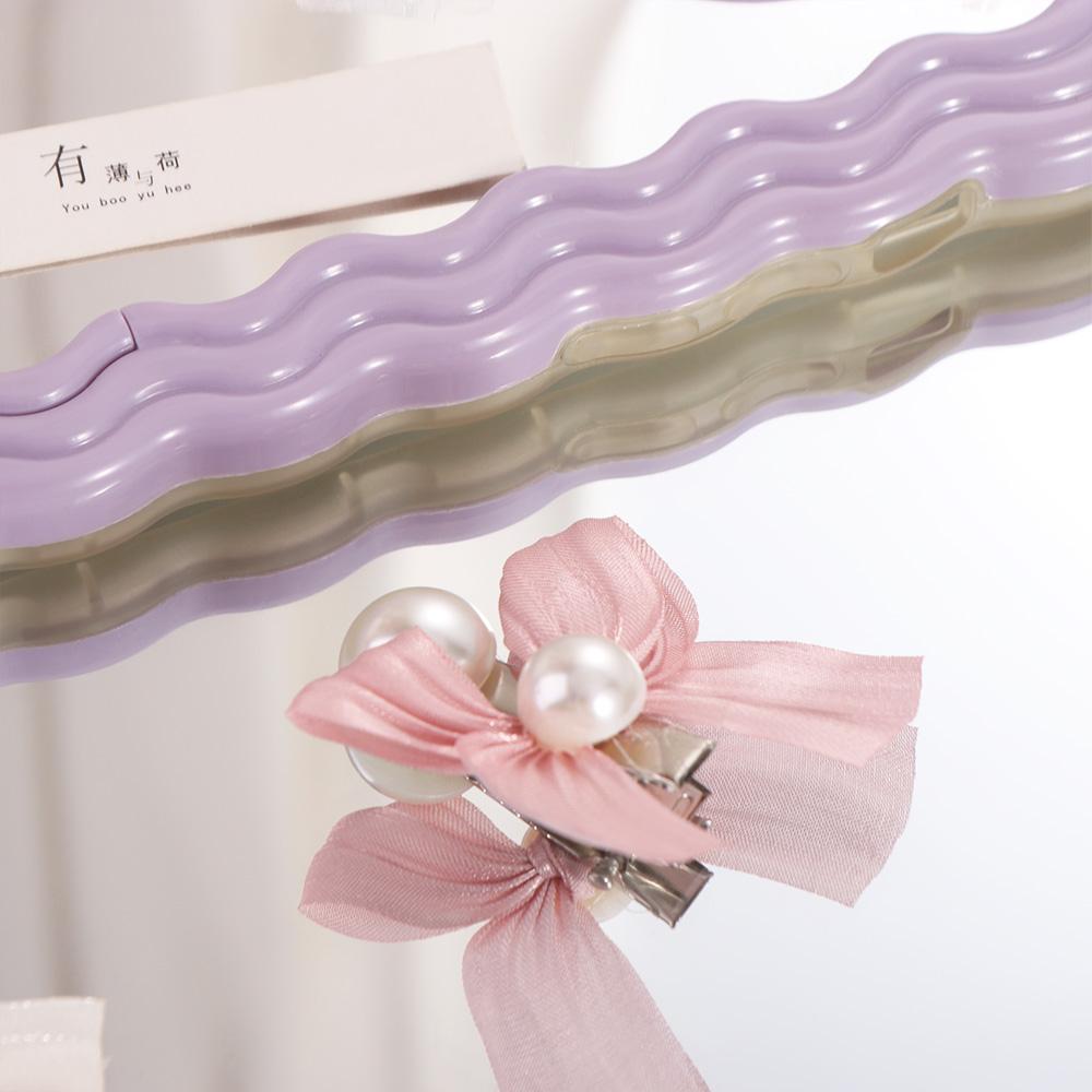 Trendy Bow Pearl  Hairpin Elegant Bangs Pearl Clips Fashion Bowknot Hair Clips  Wedding