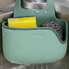 Home Storage Drain Basket Kitchen Sink Holder Adjustable Soap Sponge Shlf Hanging Drain Basket Bag Kitchen Accessories