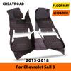 Car Floor Mats For Chevrolet Sail 3 Sedan 2015 2016 2017 2018 Auto Foot Pads Carpet Cover Interior Accessories