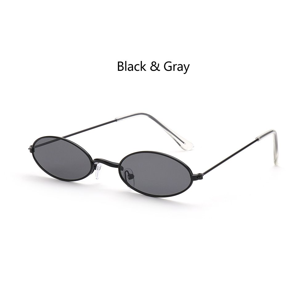 Fashion Design Small Frame Men and Women Sun Glasses Vintage Shades Eyeglasses Oval Sunglasses