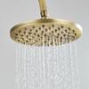 Bathroom 8 inch Antique Brass Shower Head Bath Rainfall Shower Faucet Head Bathroom Accessories Solid Brass