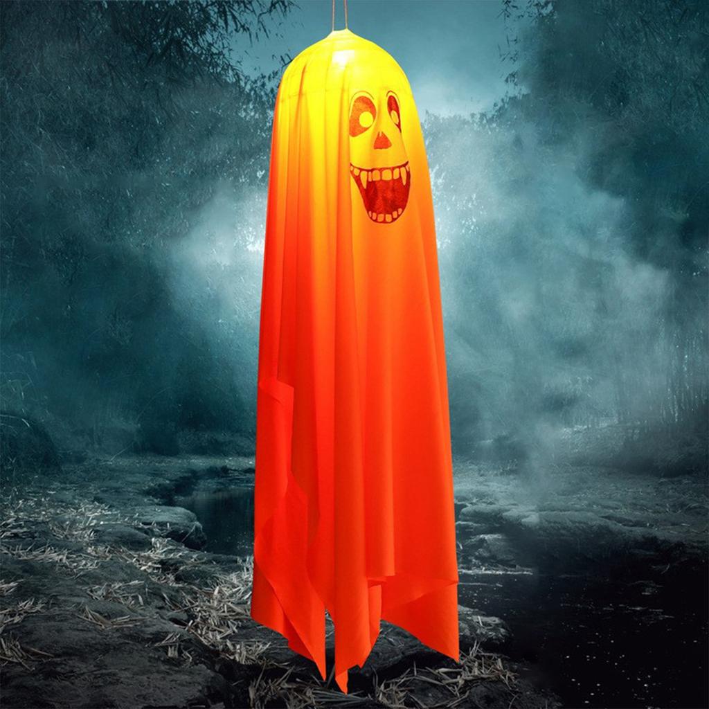 Светодиодная ткань на Хэллоуин, Украшение серии Хэллоуин, Вечеринка на батарейках, Украшение для фестиваля во дворе.