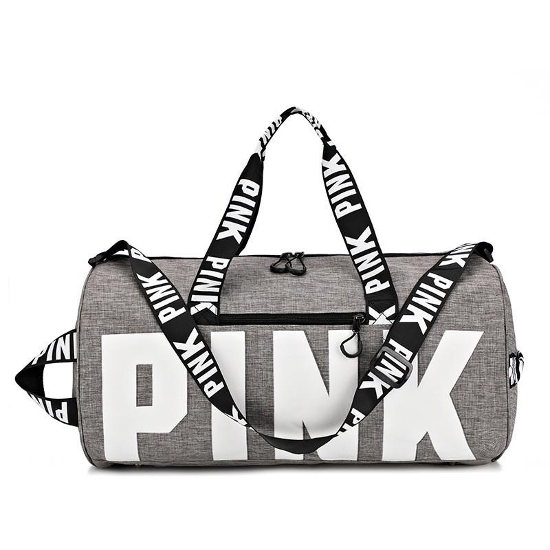 Large Capacity Lightweight Nylon Gym Yoga Swimming Travel Duffel Bag Women Men With Letter Print Casual Trip Tote