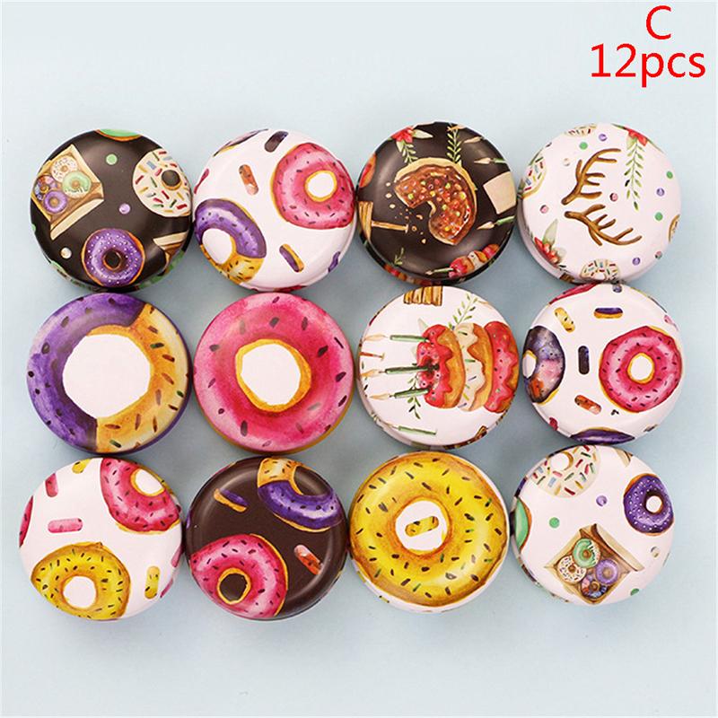 12шт мини-элегантный цветок жестяная коробка Diy свеча банка бальзам круглый пустой футляр для хранения