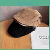 Simple Retro Solid Color Suede Neutral Casual Beret For Autumn And Winter