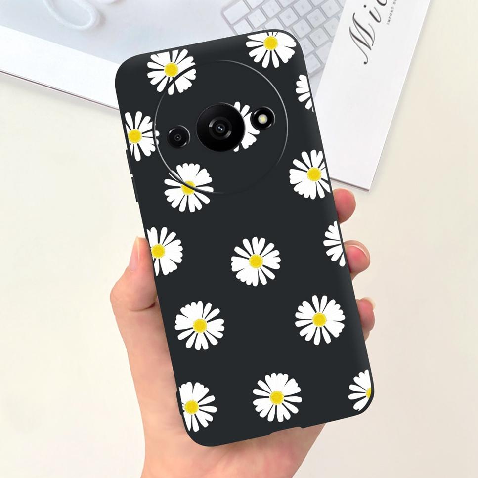 Модный дизайн Чехол для Xiaomi Redmi A3 4G Бабочка Милый Кот Мягкий Силиконовый Задний Чехол для Redmi A3 A 3 6.71" Бампер Чехол для Телефона