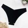 Women Panties Seamless Stretchy Thong Butt-lifted Breathable Slim Fit Soilid Color Soft Anti-septic Quick Dry No Constraint Female Underpants