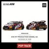 POP RACE 1:64 Toyota GR Yaris EVA RT TYPE-02 Goodride Motorsports Evangelion Racing Металлическая модель автомобиля В наличии Готова к отправке