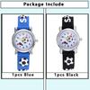 Kids Watches 3D Football Silicone Band Children Quartz Wristwatch Fashion Waterproof Sports Watch Clock for Boys Girls Students