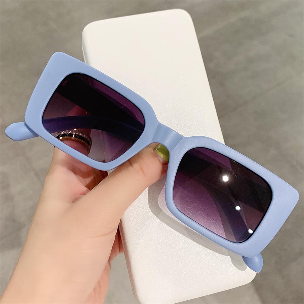 UV400 Gradient Beach/Travel Square Sunglasses Shades Leopard Sun Glasses Rectangle