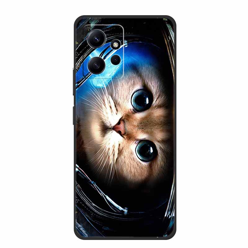 For Xiaomi Redmi Note 12 4G Case Animals Soft Silicone TPU Phone Cases Back Cover for Redmi Note12 4G Fashion 23021RAA2Y Fundas