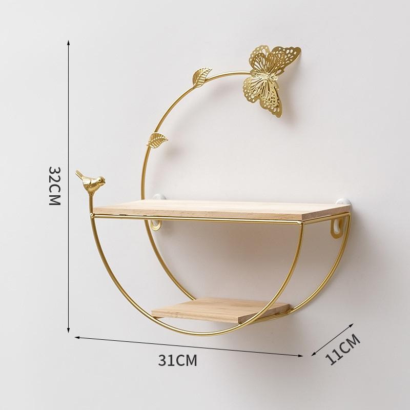 Без перфорации настенный светильник для гостиной, настенный декоративный светильник, роскошный настенный подвесной светильник для дивана, настенный декоративный стеллаж для хранения вещей