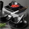 Меламиновые миски для соуса Hot Pot, соусницы с соевым уксусом, черные блюда для ресторана, маленькие суповые тарелки, кухонная утварь