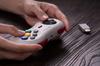 Беспроводной геймпад 8BitDo M30 2.4G для Sega Genesis Mini, Mega Drive Mini и Switch (6-кнопочная раскладка) (белый)