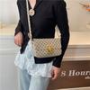 Summer New Retro Fashion Trend Printed Versatile Texture Temperament Shoulder Messenger Bag Small Square Bag