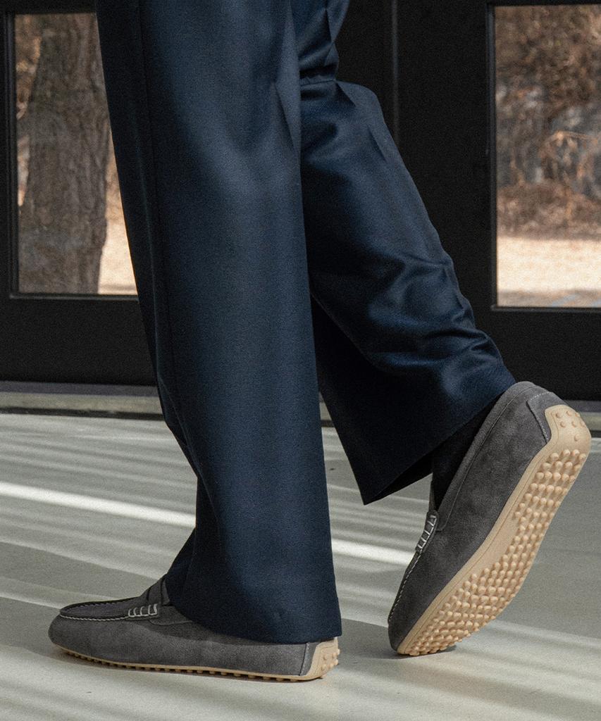 Allclassic Alc600 Penny Driving Shoes_Gray Suede