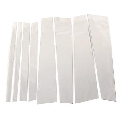 8 шт. автомобильные стойки, накладки на дверные и оконные панели, наклейки на серебристую хромированную колонку для Honda Pilot/Ridgeline 2016-2022, автозапчасти