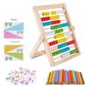 Children's Wooden Abacus - Mathematics Teaching Aid for Addition, Subtraction, and Arithmetic, Ideal for Primary School and Early Education