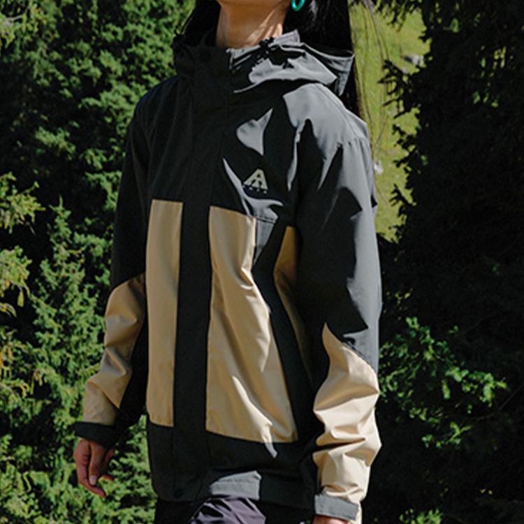 Anta Три в одном флисовая куртка с длинным рукавом и капюшоном на молнии мужские куртки цвета морской волны-зеленый хаки 952347610-2