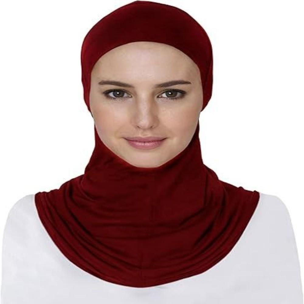 Modal Cotton Hijab Cap High Elasticity Muslim Bonnet Turban Style Headcover Muslim Women