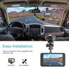 4-Inch HD Dual-Lens Touchscreen WiFi Car Dashcam