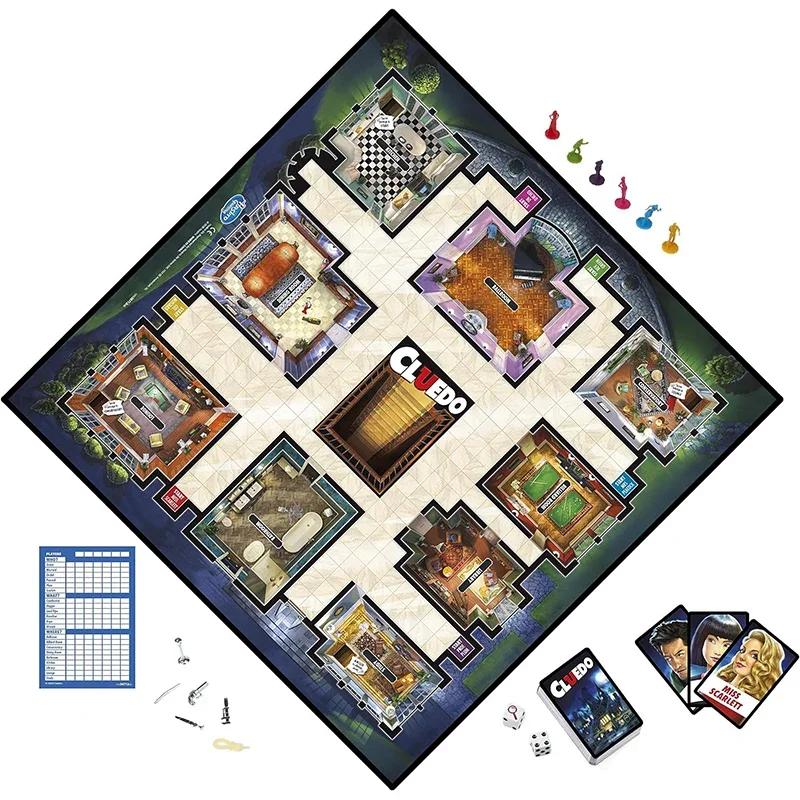 Cluedo Классическая Тайна Друзья Настольная игра с игровым полем и картами