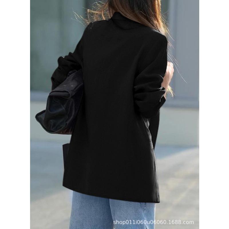 Women S Casual Loose Fit Blazer Commute Versatile Outerwear