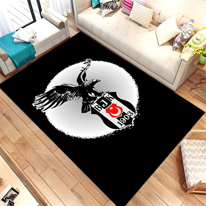 Besiktas JK (5) Rug Suitable For Living Rooms Bedrooms Computer Rooms Dining Areas And Placement Under Tables And Chairs Also An Ideal Choice For Offi