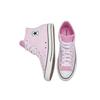 Converse Chuck Taylor All Star Pink Stripes Fashion Comfortable Lightweight High-Top Canvas Shoes Unisex Sneakers 166865C