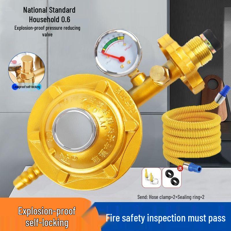 Explosion-Proof Gas Cylinder Pressure-Reducing Valve for Water Heaters