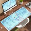 XXL Игровая коврик для клавиатуры милые животные Офисный мягкий нескользящий ковер Резиновая подставка под мышь Новые модели Розовый Аниме коврик для мыши Дом HD печать
