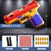 SIG17 Подвесной игрушечный пистолет Непрерывная стрельба Строительный блок Пистолет Бросание гильз Airsoft Blowback Игрушка Для стрельбы на открытом воздухе для детей