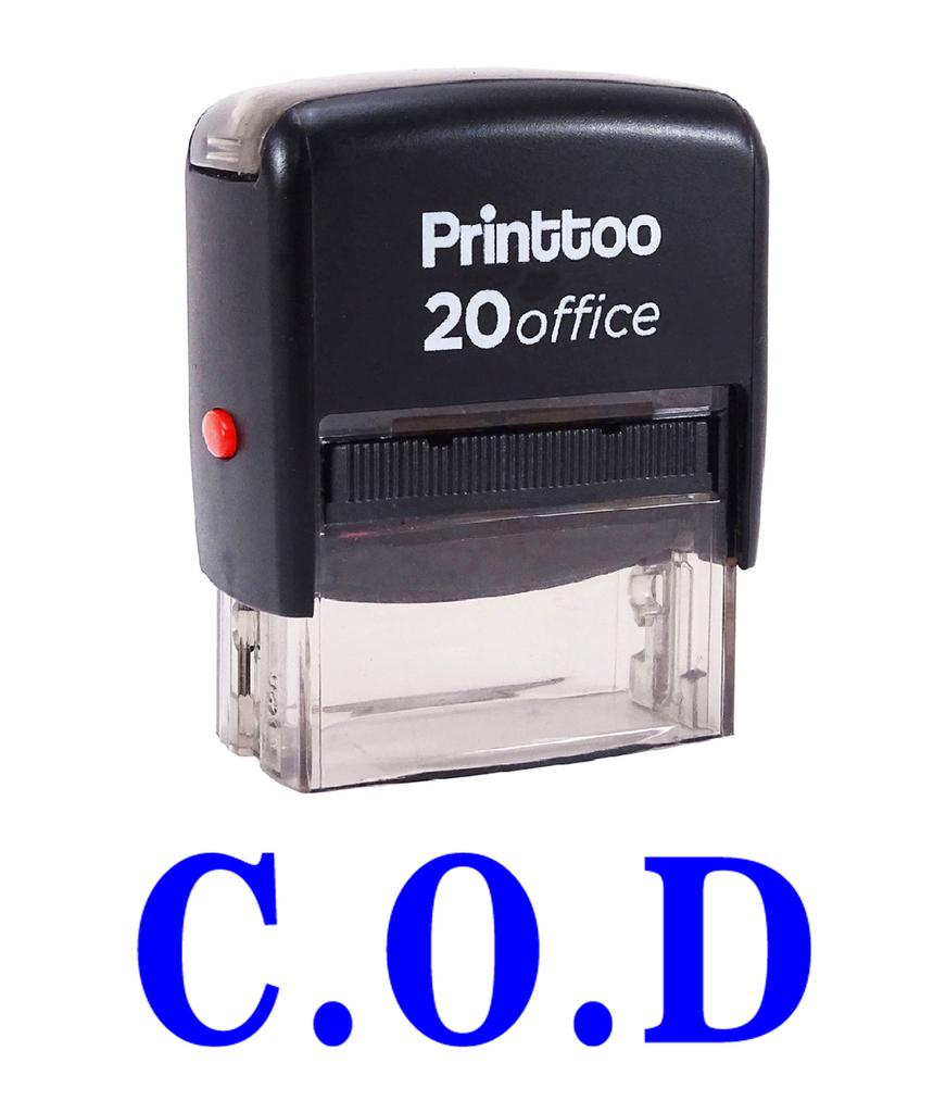 Printtoo Office Stationary COD Self Inking Rubber Stamp Custom Stamp-Black