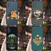 Чехол для телефона с рисунком природы для кемпинга на открытом воздухе Для Samsung S25, S24, S21, S22, S23, S30, Ultra, S20, Plus, Fe, Lite, Note, 10, 9, 5G Черный Чехол