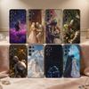 Самый Крутой Рыцарь Чехол для Телефона Для Samsung S25,24,23,22,30,21,10,9,Ultra,Plus,Lite,FE Черный Мягкий Чехол