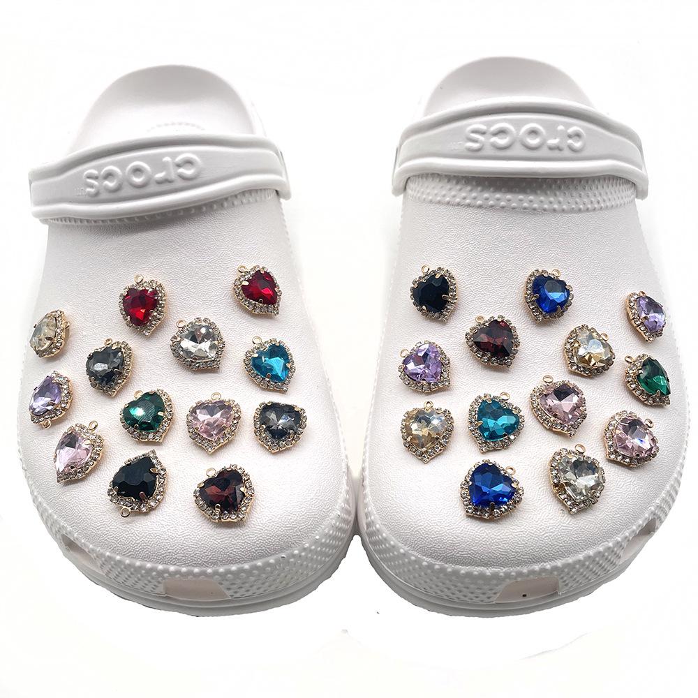 Crystal Gem Diamond Crocs Shoe Accessories: Shoe Buckles & Flowers