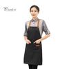 Водонепроницаемый фартук для мужчин и женщин, регулируемая длина, завязывающийся на талии, многокарманный фартук для кухни, гриля, ресторана, бара, кафе, салона красоты, маникюрной студии, униформа