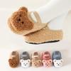 Winter Warm Toddler Shoes Cute Cartoon Bear Baby Boat Sock New Baby Slippers