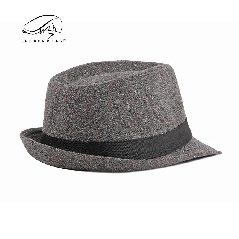 Hat Men's Autumn and Winter Thickened Fashion Top Hat Female Universal British Retro Simple Casual Versatile Jazz Hat Men