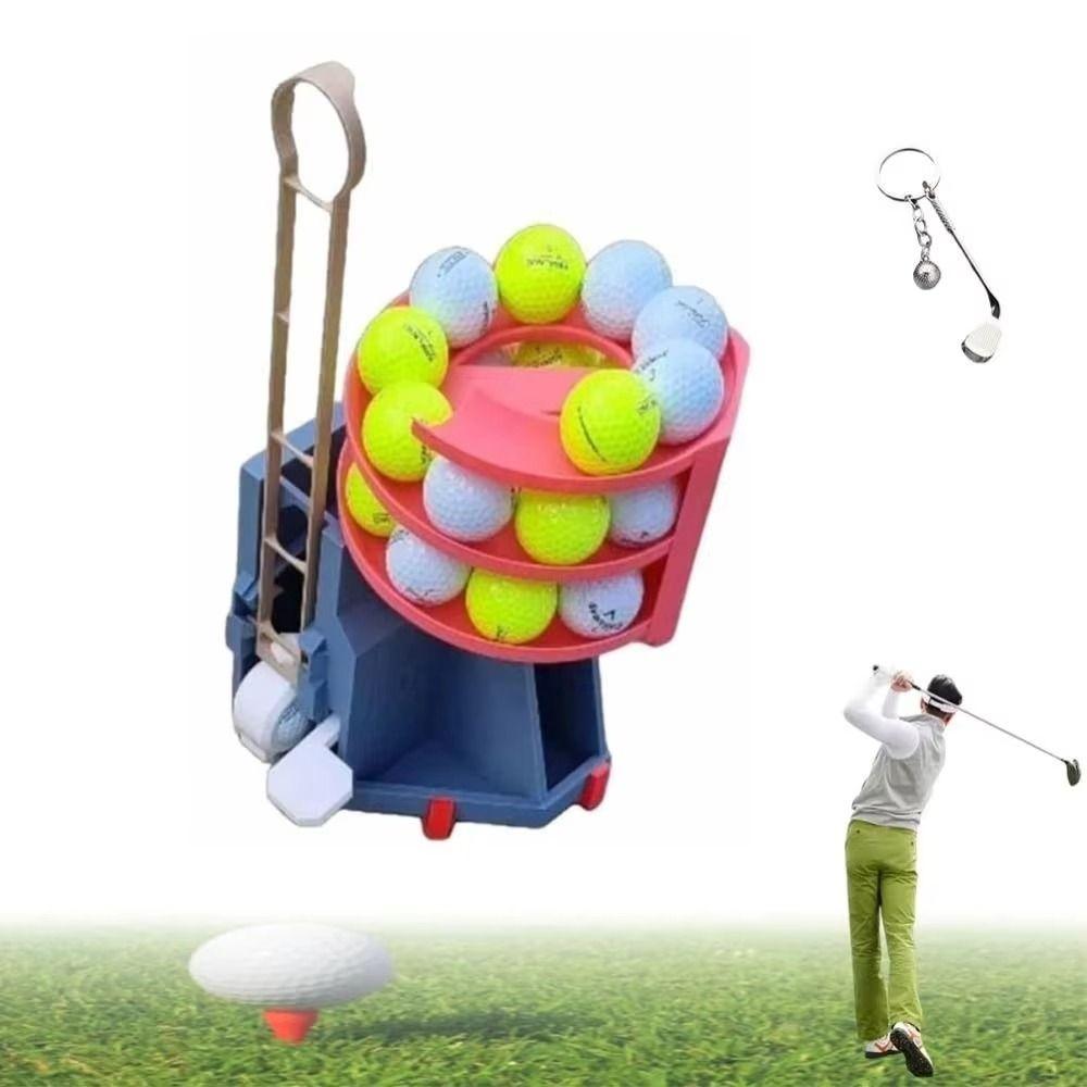 25-Ball Capacity Golf Ball Launcher Set 3D Printed Golf Ball Dispenser Swing Training