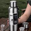316 Stainless Steel Travel Insulated Cup with Filter Vacuum Flask Sports Thermos Bottle  Man