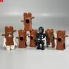 MOC Кубики Скелет Лицо Дьявола Головной убор Головной Костюм Ствол Дерева 35827 DIY Игрушки Фигурки Растение Строительные Блоки Подарки для Детей