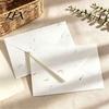 Handmade Paper Envelopes with Real Petals 10PCS Petal Art Envelopes, Floral Texture Design, Thick Western Style Decorative Stationery for Love Letters