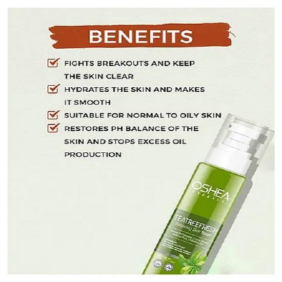 Oshea Herbals Teatreefresh Балансирующий тоник для кожи против жирного блеска 120мл
