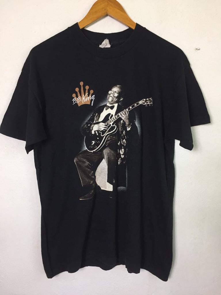 Vintage 90s B.B King Blues Guitar Promo Album Tour T Shirt Large Size